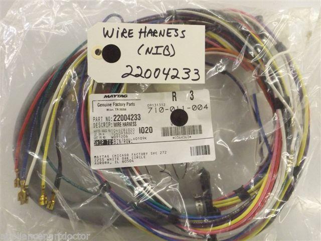 Maytag Washer Combo 22004233 Wire Harness NEW IN BOX Maytag Washer Combo 22004233 Wire Harness NEW IN BOX